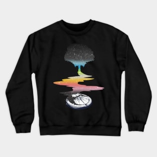 Queer Tree LGBT Gay Pride Flag Crewneck Sweatshirt